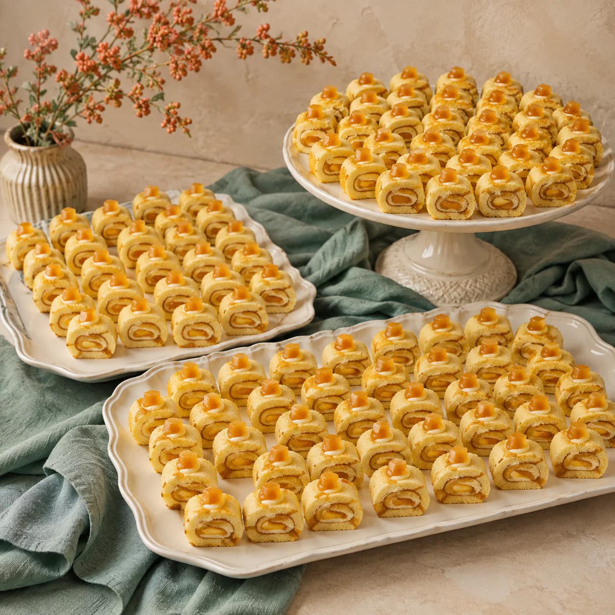 Pionono de aguaymanto