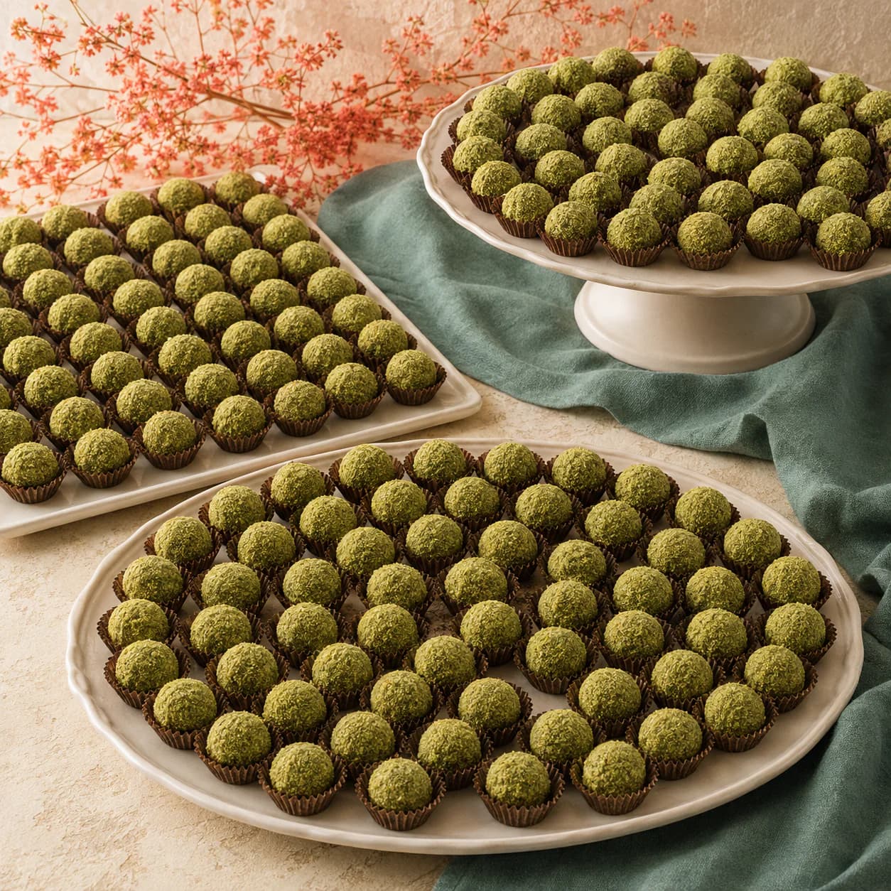 Trufas de pistacho